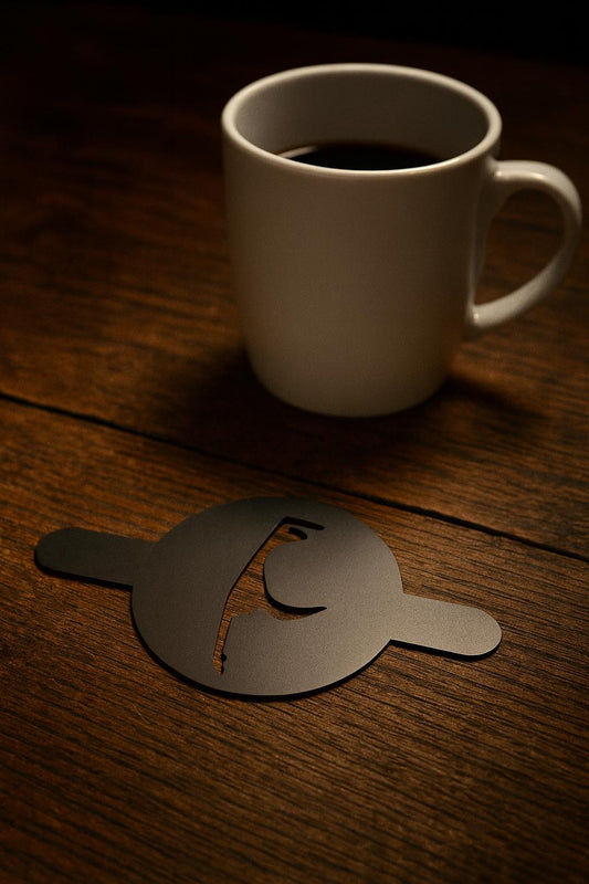 Kaffeeschablone Sylt Edelstahl